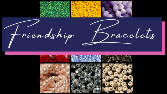Taylor Swift Eras Tour themed blocks of beads make the friendship bracelets Thursday September 21 2023 at Fayetteville Perry Library