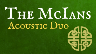 McIans Acoustic Duo with Celtic symbol