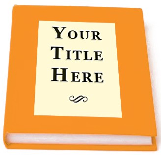 Book with "Your Title Here"